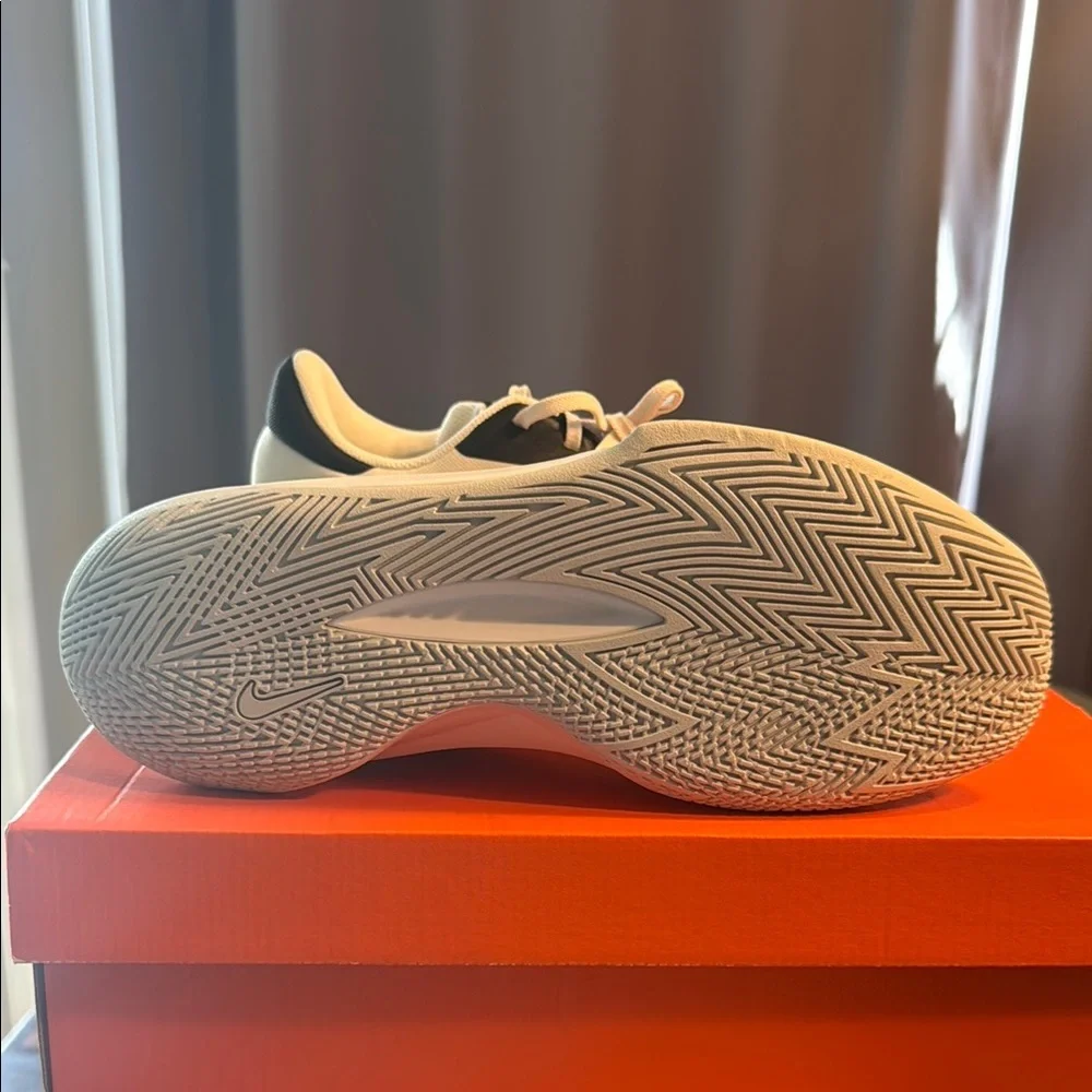 Nike Precision VI White and Black Athletic Shoes with Sleek Design